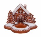 Telysholder med pepperkakehus thumbnail