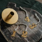 Norgesglasset adventstall 1-4, gull thumbnail