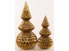 Juletre pyramide/spyd gull 24 cm thumbnail