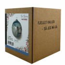 Fjellet kaller, håndmalt glasskule Oppover thumbnail
