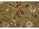 Løper, grønn med blomster, 40x140 cm thumbnail