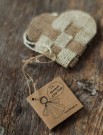 Jute Hjerte oppheng brun/offwhite thumbnail