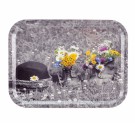 Blomster i sko - Brett i bjørkelaminat thumbnail