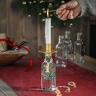 Norgesglasset adventstall 1-4, gull thumbnail