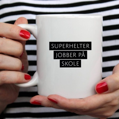 Kopp - Superhelter jobber på skole