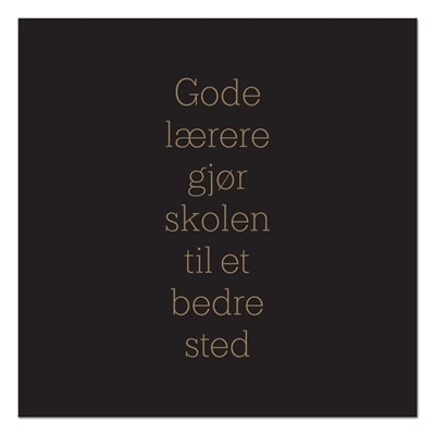 Kort, Gode lærere
