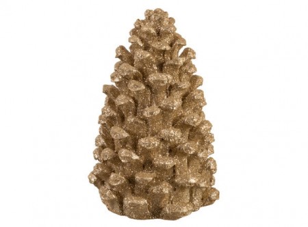 Kongle stående champagne m/glitter