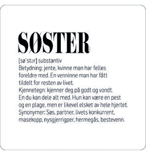 Glassbrikke søster