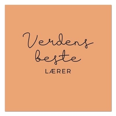 Kort, Verdens beste lærer