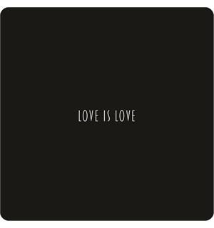6-pk glassbrikker, Love is love
