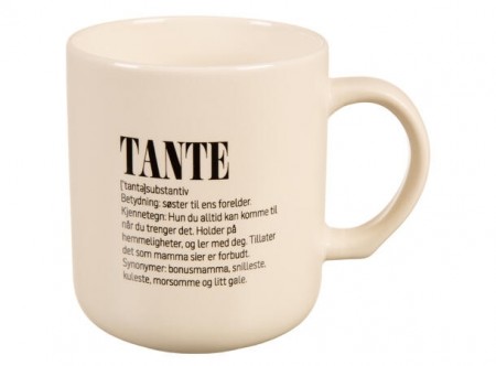 Krus, definisjon Tante