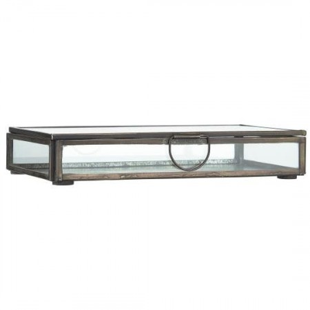 Serviettholder med lokk i glass, 