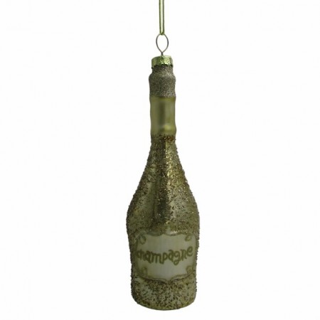 Juletrepynt Champagne, glass