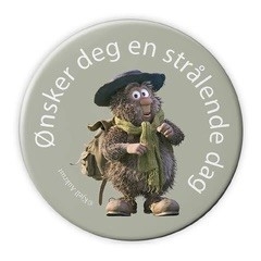 Flåklypa Magnet - Ønsker deg en strålende dag