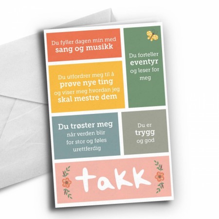 Kort, Takk for en god jobb