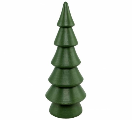 Grønt juletre av tre