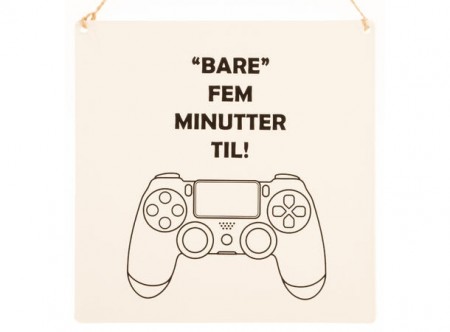 Gameren skilt lite firkantet