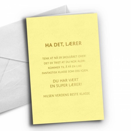 Kort, Ha det lærer (barneskole)