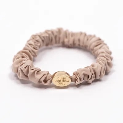 Hårstrikk, Du er god som gull, beige