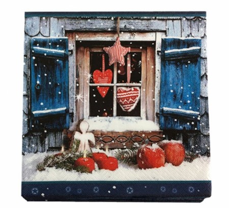 Servietter Julehytte