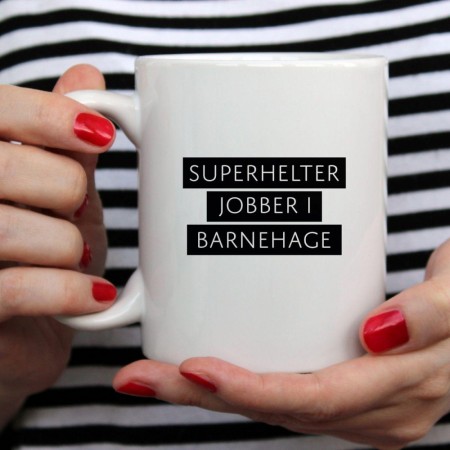 Kopp - Superhelter jobber i barnehage